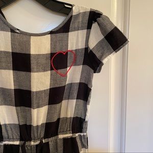 Tucker+Tate checkered stitched jumpsuit